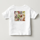 T-shirt Pour Les Tous Petits Fleurs vintages (Dos)