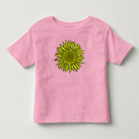 Flore Rustique Tournesol Jaune Main tirée