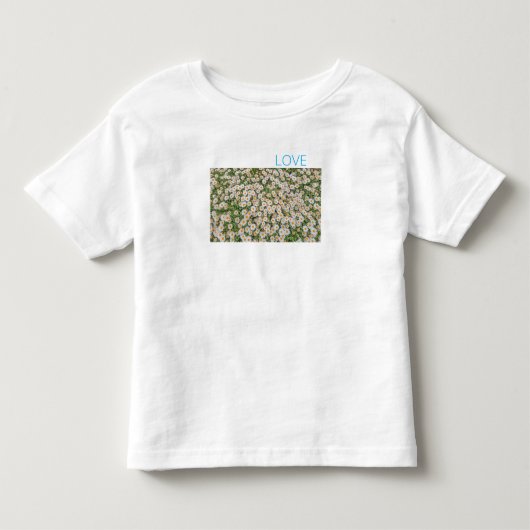 T-shirt Pour Les Tous Petits flower (Devant)