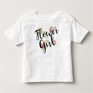 T-shirt Pour Les Tous Petits Flower Girl Mariage