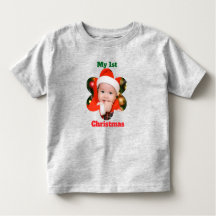 Flower Shape My 1st Christmas Photo