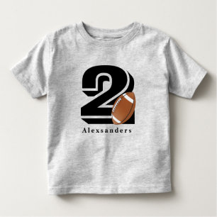 T-shirt Pour Les Tous Petits Football 2 ans, 2ème anniversaire Ventilateur spor