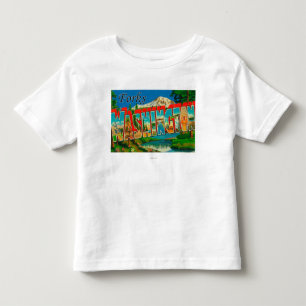 T-shirt Pour Les Tous Petits Fourchettes, Washington - grandes scènes de lettr