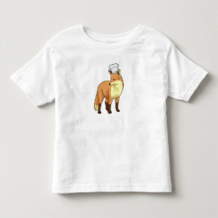 T-shirt Pour Les Tous Petits Fox as Cook