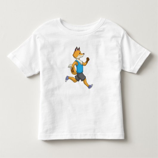 T-shirt Pour Les Tous Petits Fox comme coureur à Running (Devant)