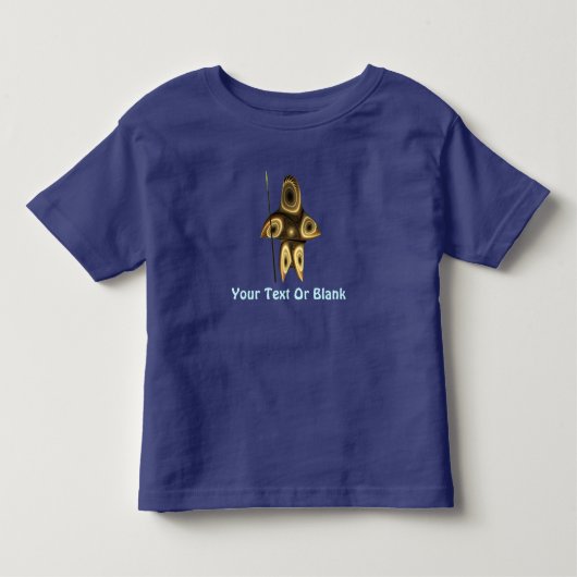 T-shirt Pour Les Tous Petits Fractal Inuit Hunter (Devant)