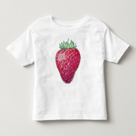 T-shirt Pour Les Tous Petits Fraise Debout (Devant)