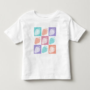 T-shirt Pour Les Tous Petits Fraises Été Coloré