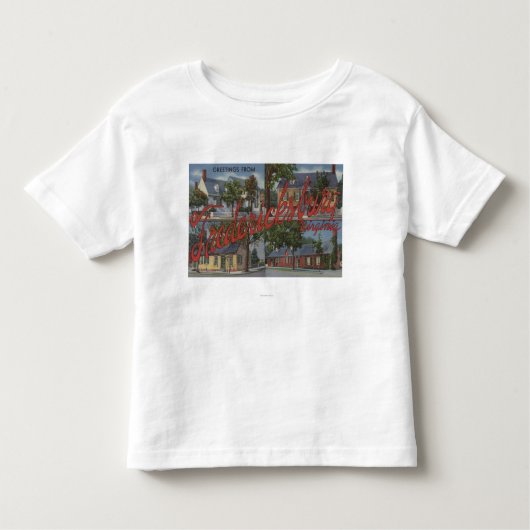 T-shirt Pour Les Tous Petits Fredericksburg, la Virginie - grandes scènes de (Devant)