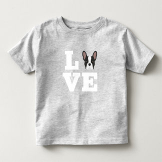 T-shirt Pour Les Tous Petits Frenchie Love | Belle Chien à tête française