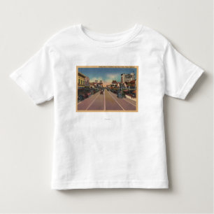 T-shirt Pour Les Tous Petits Fresno, vue de CA - nord sur Broadway