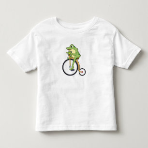 T-shirt Pour Les Tous Petits Frog at Circus with Bicycle.PNG