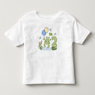 T-shirt Pour Les Tous Petits Froggy 2e anniversaire