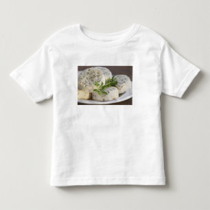 T-shirt Pour Les Tous Petits Fromage de chèvre français - chèvre - avec des her