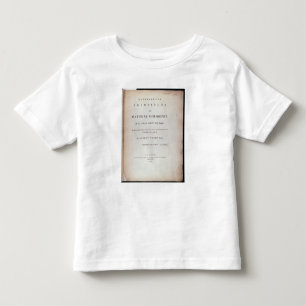 T-shirt Pour Les Tous Petits Frontispice au volume I