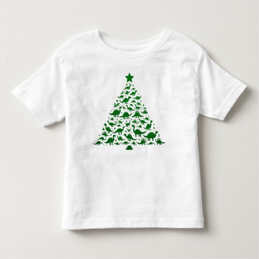 T-shirt Pour Les Tous Petits Fun Dinosaure Noël (Devant)