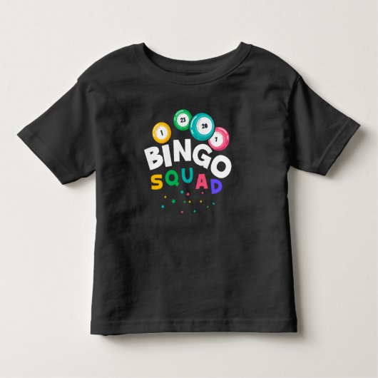 T-shirt Pour Les Tous Petits Funny Bingo Team Jeu Humour (Devant)