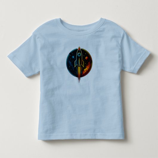 T-shirt Pour Les Tous Petits fusée (Devant)