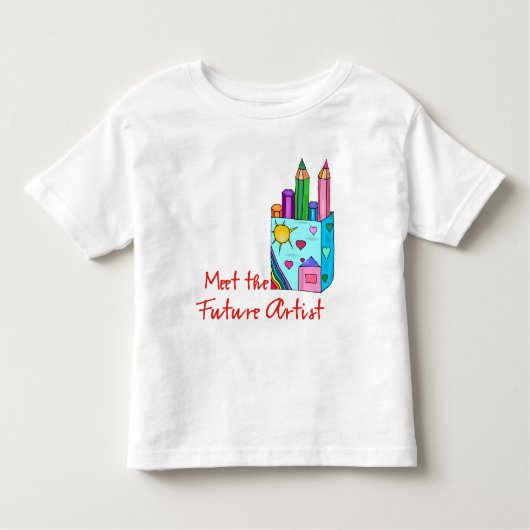 T-shirt Pour Les Tous Petits Futur artiste (Devant)
