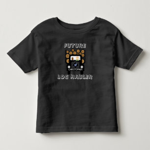T-shirt Pour Les Tous Petits Futur Camion de conduite pour bébés
