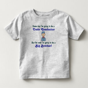 T-shirt Pour Les Tous Petits Futur chef de train Big Brother Shirt