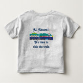 T-shirt Pour Les Tous Petits Futur chef de train Big Brother Shirt (Dos)