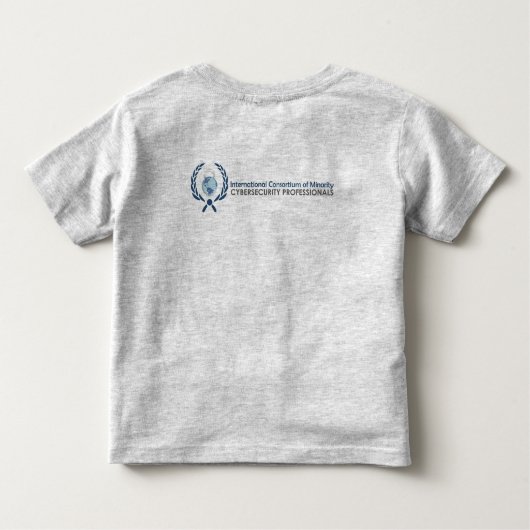 T-shirt Pour Les Tous Petits Futur expert en matière de Cyber (Dos)