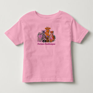 T-shirt Pour Les Tous Petits Futur gardienne de zoo