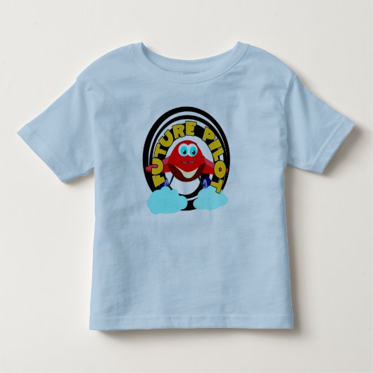 T-shirt Pour Les Tous Petits Futur pilote (Devant)