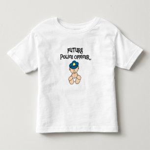 T-shirt Pour Les Tous Petits Futur policier de bébé