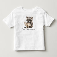 Futur ver de livre Raccoon Lecture bébé