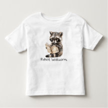 Futur ver de livre Raccoon Lecture bébé