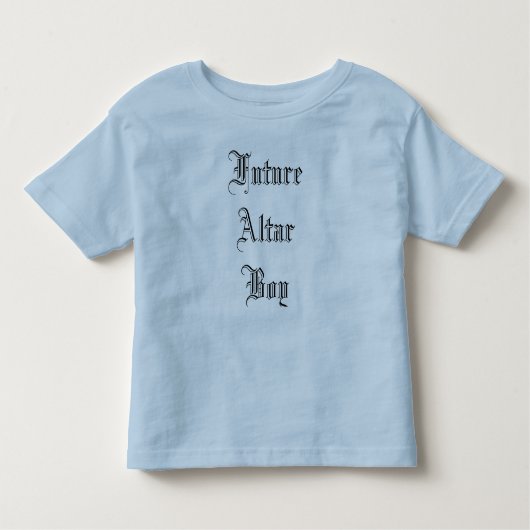 T-shirt Pour Les Tous Petits Future Altar Boy Masse catholique Traditionnelle (Devant)