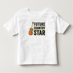 T-shirt Pour Les Tous Petits Future Country Star Guitar Music