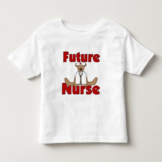 T-shirt Pour Les Tous Petits Future infirmière d'ours (Devant)