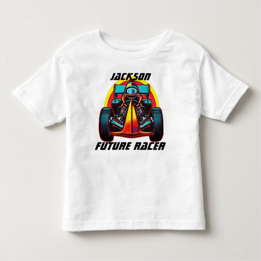 T-shirt Pour Les Tous Petits Future Racer (Devant)
