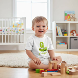 T-shirt Pour Les Tous Petits G est pour Sauterelle - Apprentissage de l'alphabe