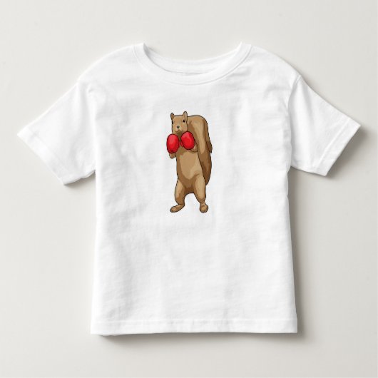 T-shirt Pour Les Tous Petits Gants de boîte à écureuil (Devant)