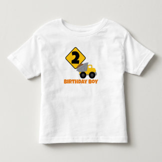 T-shirt Pour Les Tous Petits Garçon d'anniversaire de construction