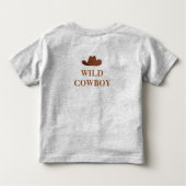 T-shirt Pour Les Tous Petits Garçon de cow-boy occidental sauvage (Dos)
