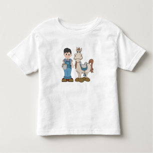 T-shirt Pour Les Tous Petits Garçon et Pony