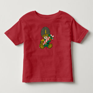 T-shirt Pour Les Tous Petits Garde de Noël Ours avec Sucre de canne