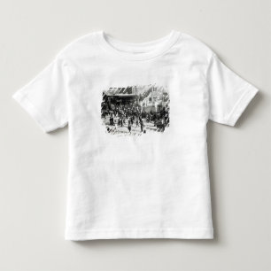 T-shirt Pour Les Tous Petits Gare ferroviaire de large rue, Londres, c.1890