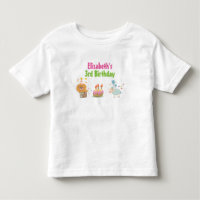 Gâteau avec le lion de fête et le mouton de ballon