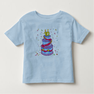T-shirt Pour Les Tous Petits Gâteau d'anniversaire