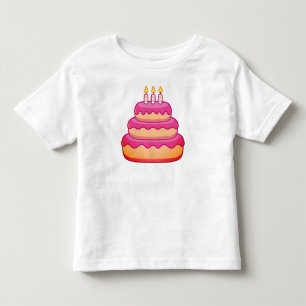 T-shirt Pour Les Tous Petits Gâteau d'anniversaire magique pour enfants