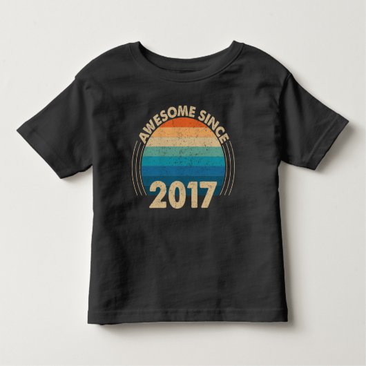 T-shirt Pour Les Tous Petits génial depuis 2017 (Devant)