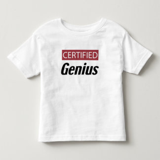 T-shirt Pour Les Tous Petits Génie certifié