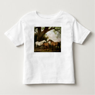 T-shirt Pour Les Tous Petits George Stubbs   deux juments de Shafto et un