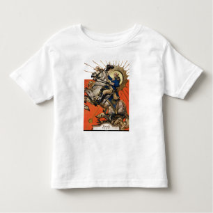 T-shirt Pour Les Tous Petits George Washington à cheval